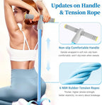 Pedal Resistance Bands with Handles, Durable 6-Tubes Multifunction Pedal Resistance Band, Natural Rubber Foot Pedal Resistance Bands, Fitness Resistance Bands for Abdomen, Waist, Arm, Leg