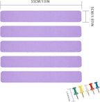 Bulletin Board Cork Board Cork Boards for Walls Cork Board for Office Pin Board Bulletin Boards for Walls (Light Purple)