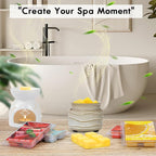 STRN Wax Melts Soy Wax Cubes 4 Pack Sicilian Lemon Scented, Long-Lasting Fragrance Scented Wax Cubes for Warmers Natural Soy Wax for Candle Wax Melts (4 x 1.25oz)