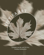 VIYYIEA Vintage Gold Framed Wall Art for Living Room, Maple Leaf Canvas Prints Home Decor, Oil Painting Picture, Bedroom Wall Decor Gifts for Friends or Family -【Maple Leaf Specimen】-(16L x 12W)