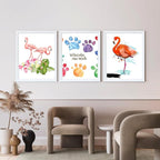 KTKDE 16x20 Picture Frame Set of 3,Studio Gallery 16 by 20 Poster Frame White Wooden, Large Frame for Photos, Posters - Art Prints best gift