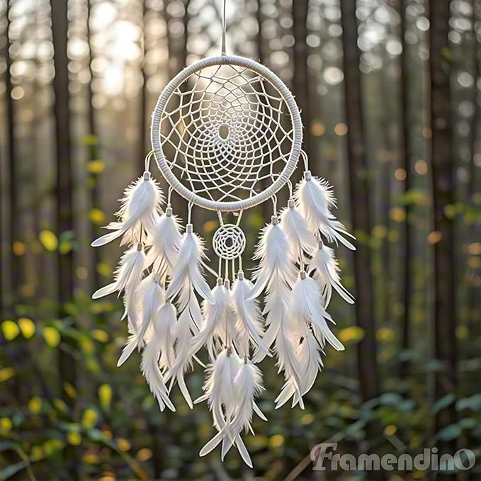 Framendino, 10 Pack 6 Inch Wooden Bamboo Hoops Wreath Rings for DIY Wedding Decor Dream Catcher Wall Hanging Crafts
