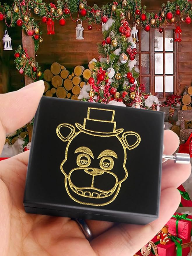 ROSIKING Black Wooden Music Box Classical Musical Boxes Christmas Birthday Valentine's Day Gifts for Lover Boy Girl friend Plays Toreador