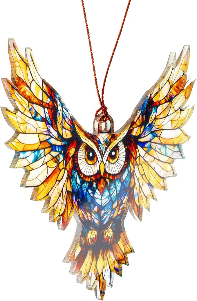 Owl Gifts for Women, for Mom & Grandma from Son Daughter, Owl Ornament for Christmas Tree Hanging Decor, Holiday Present Ideas, Gift Exchange Ideas, Holidays Decor for Owl Lovers