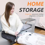 Fast-Charging Wireless Pump and 16 Pack Vacuum Compression Storage Bags,Multi-Size Combo 70% Space Saving for Clothing, Bedding & Seasonal Storage & Space Saver for Luggage