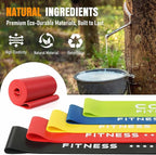 Resistance Bands for Working Out, Exercise Bands Resistance Bands Set with 5 Resistance Levels, Latex Loop Bands for Women Men, Workout Bands for Legs, Glutes, Strength Training, Yoga, Home Gym
