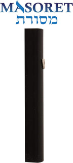 3-Piece Aluminum Door Mezuzah Cases: Special Profile, No Holes, 5-Inch 12cm Hebrew Parchment Scroll Holder Boxes