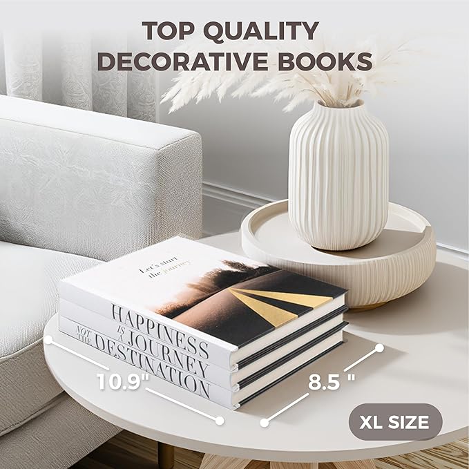 Decorative Books for Home Decor - Coffee Table Book Decor - Fake Books for Decoration - Faux Books for Decoration - Decorative Books for Coffee Table Decor - Decor Books - Large Book Decor