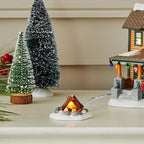 Department 56 Accessories for Villages Lit Fire Pit Accessory Figurine, 1.5 Inch