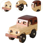 Vintage Car Model,Miniature Automobile Collectible Vehicle Figurine Wooden Ornament for Office, Style B