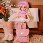 Original 1/6 Scale Anime Doll with Hand-Painted Face, Unique Cute Collectible Ball-Jointed Doll with Removable Outfit, 30cm Art Figure for Christmas & Birthday Gifts (Mia)