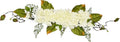 V-MAX 32" Silk Hydrangea Swag (Cream)