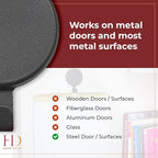 Haute Decor Attract Magnetic Hanger, 1 Pack - Strong Magnet Hook for Metal Doors and Surfaces