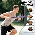 LEEKEY Resistance Bands, Exercise Bands with Handles,Pull Up Assist Bands - Band Set with Door Anchor - Bands for Working Out,Band for Men and Women Fitness Training,Home Workouts