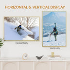 15x22 Aluminum Metal Picture Frame,Tempered Glass Gold Photo Frame 15x22 for Family Photo,Posters,Art,Document to Wall Mount Horizontally or Vertically