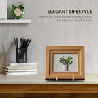 Plate Holder Easel Display Stand - 3 inch Metal Plate Stands for Display - Tabletop Picture Stand - Gold Iron Easels for Display Pictures | Photo Frames | Book | Decorative Plates | Plaque - 1 Pack
