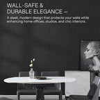 MaxGear Large Cork Boards for Walls 36" x 24", Charcoal Gray Felt Bulletin Board Tiles for Office Decor, 6 Pack Felt Wall Tiles with Slat Paneling, Push Pin Board Home Wall Organizer