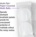 Enoz Moth-Tek Packets, Kills Clothes Moths and Carpet Beetles, Resealable Bag, Single Use Packets, Lavender Scent, 12 oz, Pack of 6