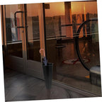 Vertical Umbrella Rack Entryway Stand Outdoor Umbrella Holder Iron Storage Bucket for Porch