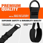 Pull Up Assistance Bands, Pull Up Bar Resistance Bands, Pull Up Bands for Enhanced Strength Training, Muscle Training, 3 Heavy-Duty Adjustable Pull Up Assist Strap & Comfortable Foot Strap