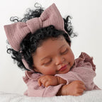 BABESIDE Lifelike Reborn Baby Dolls Black Girl – 20 Inch Lifelike Newborn Real Life Baby Dolls with Soft Weighted Body, Comfort Companion for Bedtime, Naptime & Emotional Support Gift for Kids Age 3+