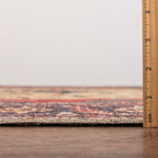 Keen Home Design 9x12 Rug - Machine Washable Area Rug with Non-Slip Backing, Ideal for Living Room, Dining Room, Bedroom - Vintage, Easy Clean, Durable, Low Pile Rug - (9' x 12')
