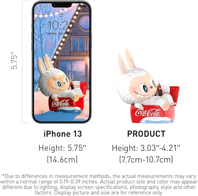 POP MART The Monsters Coca-Cola Series, 10PCs Blind Box Figures, Random Design Action Figures Collectible Toys Home Decorations, Holiday Birthday Gifts, Whole Set