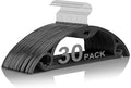 Plastic Hangers - Black Clothes Hanger No Shoulder Bumps & 360°Swivel Hook, Thin, Space Saving for Closet, Non Slip, Fit for Suits Pants Heavy Duty Adult Coat - 30 Pack