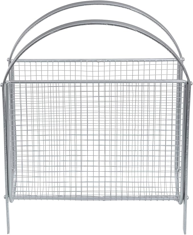 MyGift Magazine Rack, Floor Freestanding Magazine Holder for Bathroom Bedroom Office, Books Newspapers File Mail Organizer, Mid Century Modern Decor Wire Storage for Tablets and Documents
