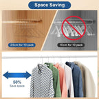 SPECILITE Wire Metal Clothes Hangers Bulk 100 Pack for Standard Size Suits, Coats, Shirts, Pants, Skirts, Space Saving, Non Slip,16 Inch 12 Gauge Ultra Thin, Silver