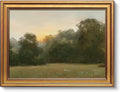 VIYYIEA Vintage Gold Framed Wall Art for Living Room, Sunrise Canvas Prints Home Decor, Oil Painting Picture, Bedroom Wall Decor Gifts for Friends or Family -【Sunrise】-(16L x 12W)