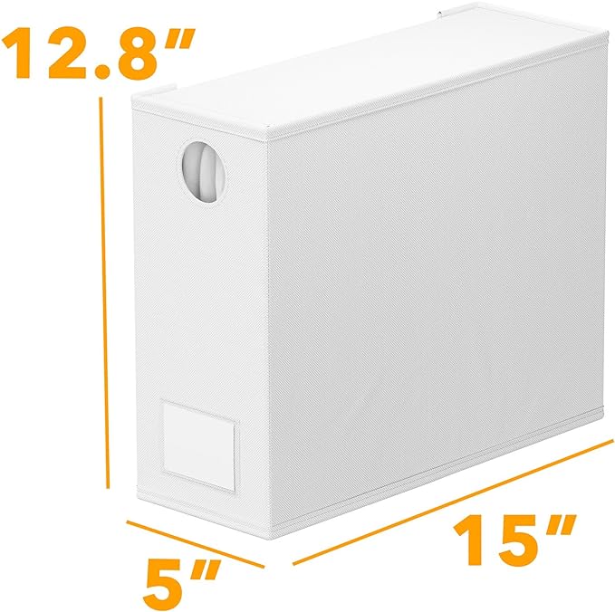 SpaceAid 4 Pack Bed Sheet Organizers and Storage, Foldable Sheet Organizer for Linen Closet, Sheets Set Folder Keeper with Window XL (Queen & King Size) Organizing Bedding Container, White