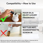 Scentia Hotel Diffuser Oil Inspired by 5-Star Hotel Scent - 50 mL 1.69 fl oz - Essential Oil Blend Botanical Jasmine, Bergamot & Fresh Marine Notes Aromatherapy Diffusers - Coastal