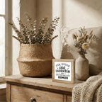 Funny Home Sign, Wood Box Sign, Our House Runs On Love Laughter And Inappropriate Humor, Inspirational Wood Box Desktop Decoration, Funny Farmhouse Home Office Living Room Deocration
