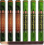 Citronella & Eucalyptus Incense Sticks & Holder Bundle Variety Pack from Hem Trumiri Insense Insence