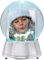 Neil Enterprises Inc. Large LED Light Up Photo Snow Globe w/Silver Base