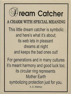 Tiny Little Dream Catcher Pocket Charm With Story Card!