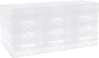 Shihanee 12 Pcs Boot Box Clear Plastic Stackable Shoe Storage Organizer Foldable Heavy Duty Shoe Containers for Closet Small Spaces Dorm Bedroom Apartments, 20.5 x 12 x 4.3 Inches