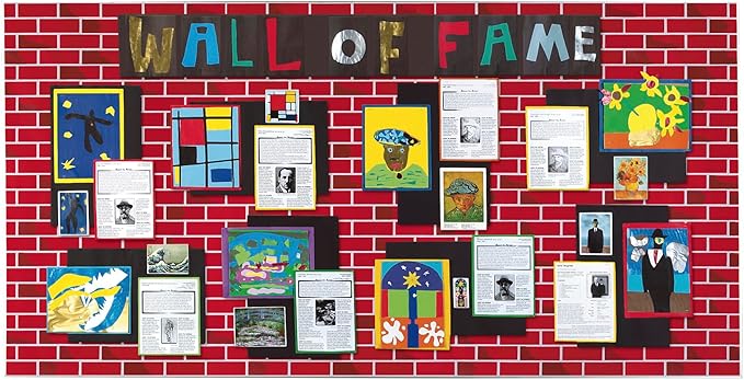 Pacon 56475 Fadeless Designs Bulletin Board Paper, Brick, 48-Inch x 50 ft.