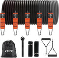 VEICK Resistance Bands, Exercise Bands, Workout Bands, Resistance Bands for Working Out with Handles for Men and Women, Exercising Bands for Fitness Weights Work Out at Home