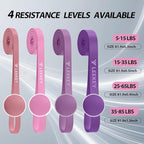 LEEKEY Resistance Bands, Exercise Bands,Pull Up Assist Bands - Bands for Working Out,Band for Men and Women Fitness Training, Physical Therapy,Home Workouts