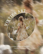 VIYYIEA Vintage Gold Framed Wall Art for Living Room, Gooses Girl Canvas Prints Home Decor, Oil Painting Picture, Bedroom Wall Decor Gifts for Friends or Family -【Graceful Companions】-(16L x 12W)