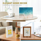 Plate Holder Easel Display Stand - 6 inch Metal Plate Stands for Display - Tabletop Picture Stand - Gold Iron Easels for Display Pictures | Photo Frames | Book | Decorative Plates | Plaque - 2 Pack