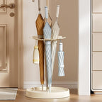 Umbrella Stand - 45cm Free-Standing Round Umbrella Holder, Entryway for Long/Short Umbrellas, Stylish Storage Solution for Home & Office, Durable & Space-Saving.