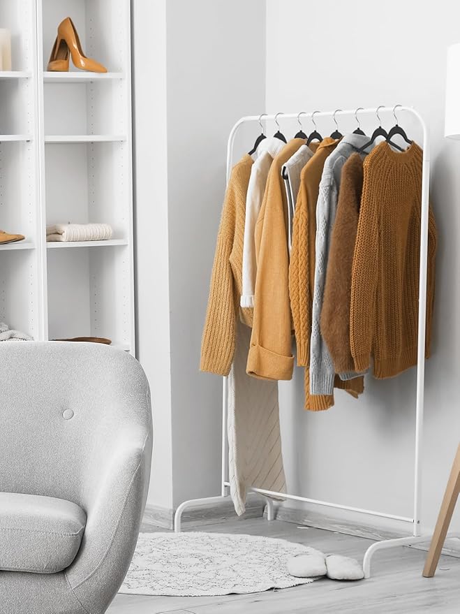 SMARTOR Heavy Duty Hangers 100 Pack, Premium Plastic Hangers for Clothes - Heavy Duty Non-Velvet Hanger with 360° Swivel Chrome Hook & Non Slip Notches - As Dress, Coats, Shirt, Jacket Hanger - Black
