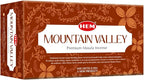 Hem Mountain Valley Masala Incense Sticks | Natural Fragrance of Sandalwood for Positivity | Smudge Healing Incense for Stress Relief & Cleansing | Gift Set - Pack of 12 (15 GMS Each)