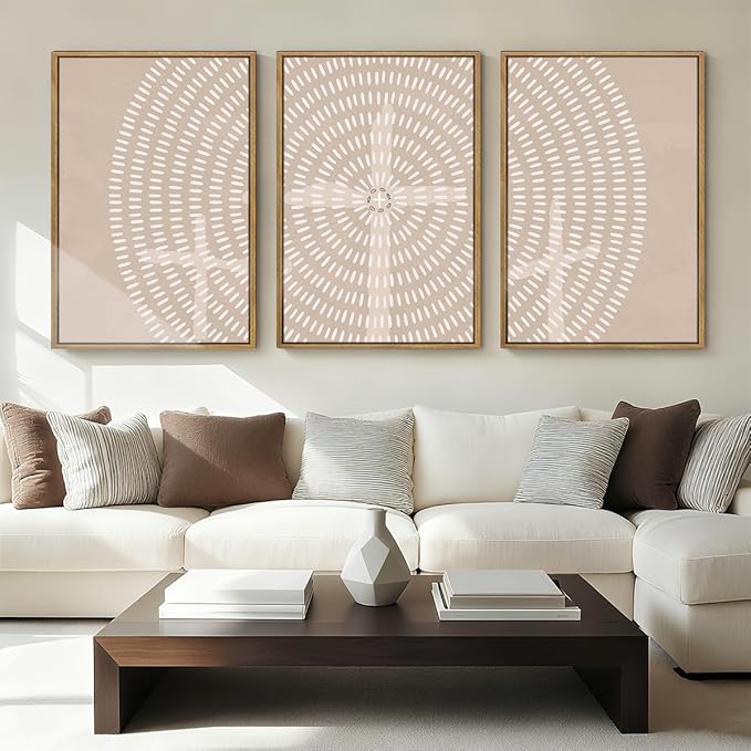Framed Jesus Wall Art Jesus Feeds The 5000 Canvas Wall Art Christian Paintings Neutral Painting Christian Jesus Artwork Modern Religious Pictures for Living Room Bedroom Office Farmhouse 16x24 Inch Set of 3