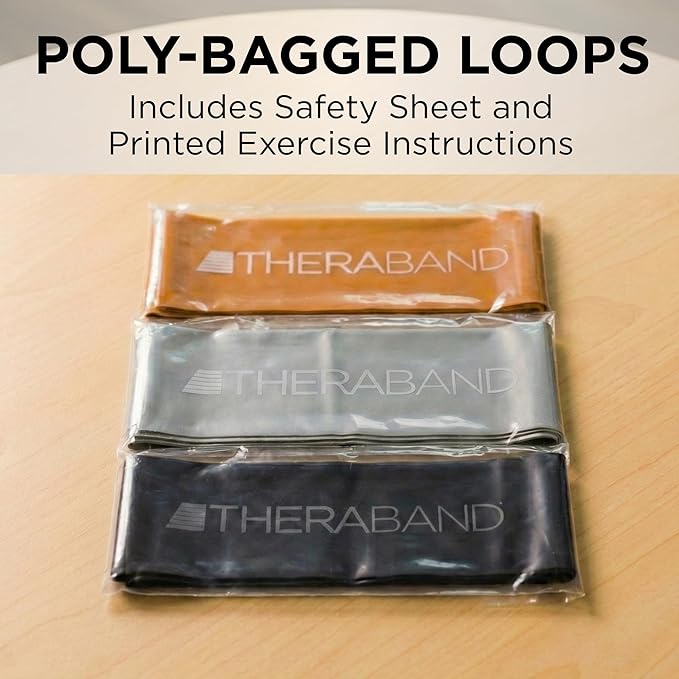 THERABAND Resistance Band Loop Set