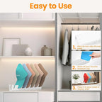 Nicetree Hat Organizer for Baseball Caps, 2 Pcs No Install Acrylic Hat Racks for 14 Baseball Caps Storage, Hat Stand for Caps Display and Organizer for Dresser, Bedroom, Closet, Office