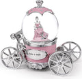 Cinderella Snow Globe for Girls, Music Box for Women with Color Changing LED Lights, Snowglobe Musical Boxes Gifts for Birthday Christmas Mother's Day Valentine's Day
